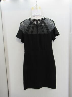 express lace yoke dress Express | Dresses | Size 2 Red Petite Sleeveless Lace Yoke Dress